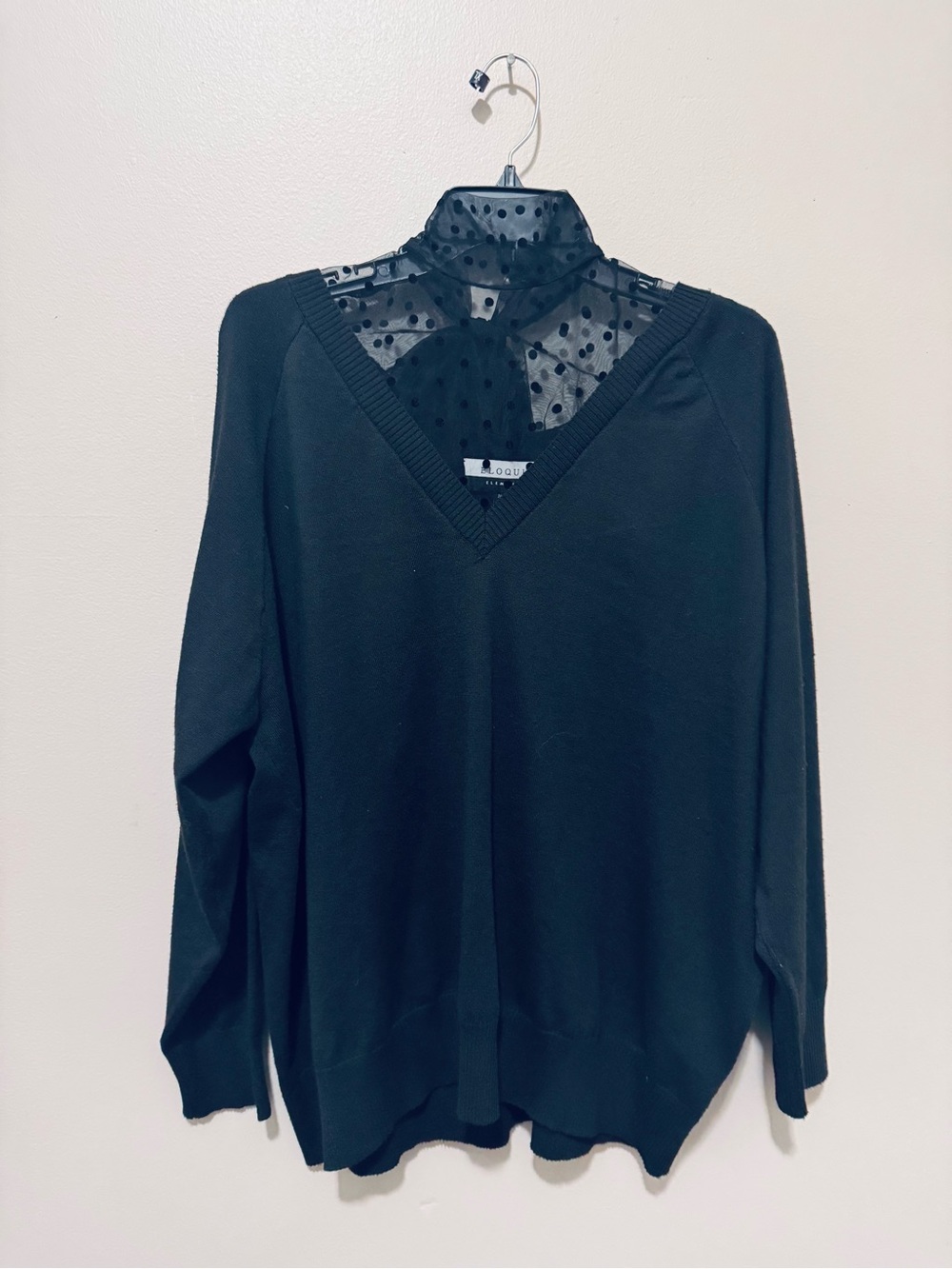 Black Light Weight Sweater and Leggings